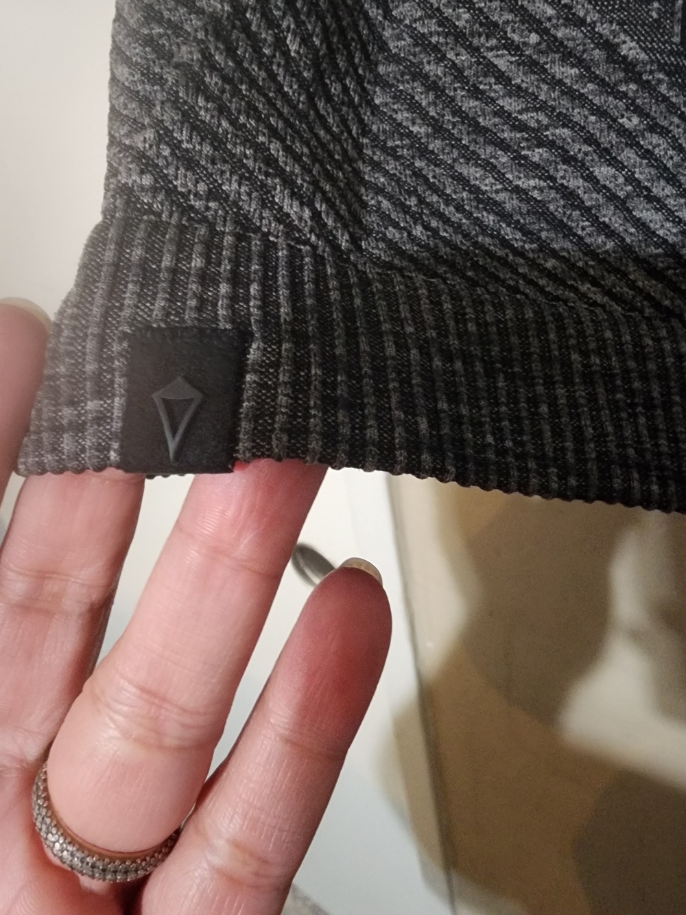 Ivivva Charcoal Grey Textured Knit Pullover - Picture 4 of 5